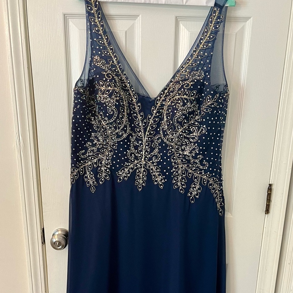 Beaded formal gown